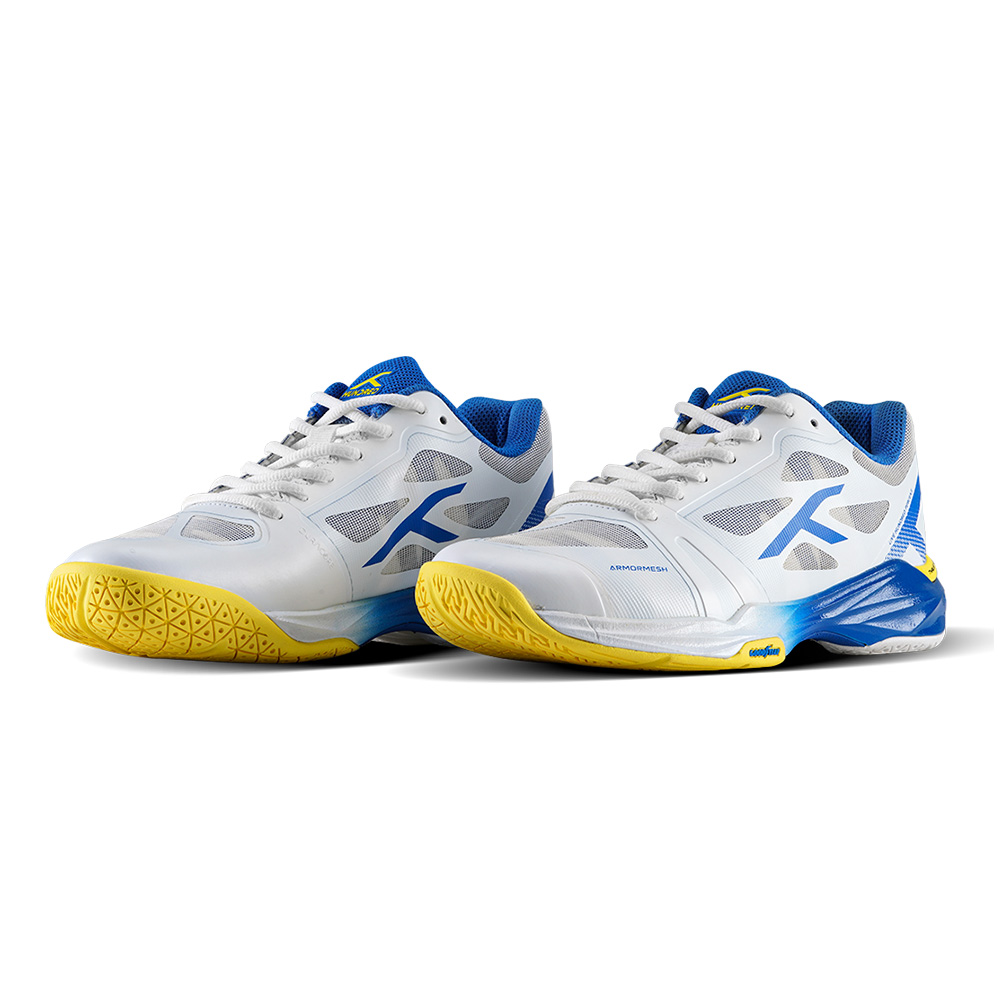Badmintonové boty Hundred Phenom - white/blue