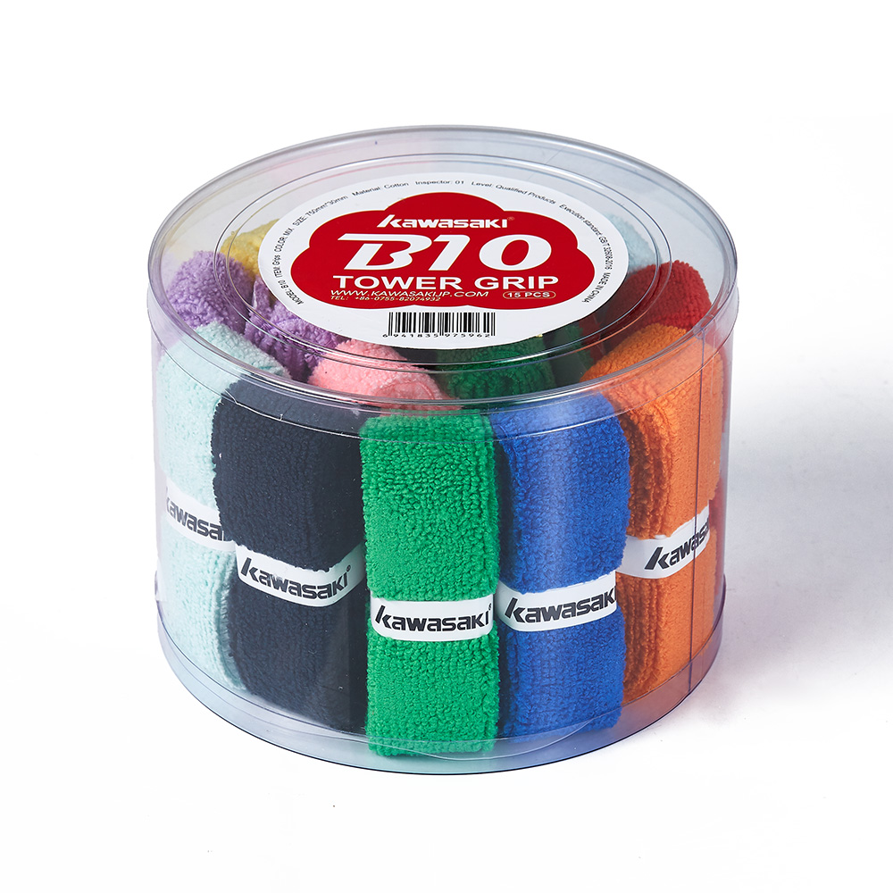 Badmintonový grip Kawasaki B10 - 15 kusů Color